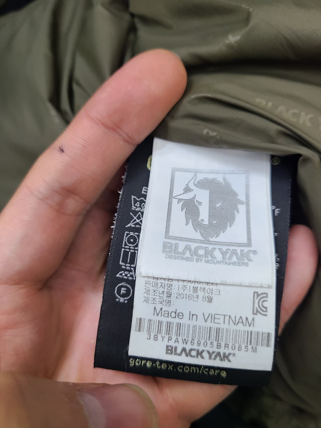 블랙야크 고어텍스 구스다운 패딩 파카 상품이미지5