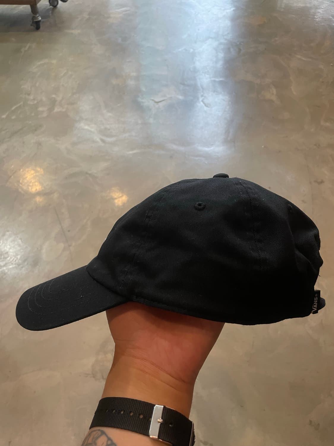 반스 블랙 볼캡 상품이미지4