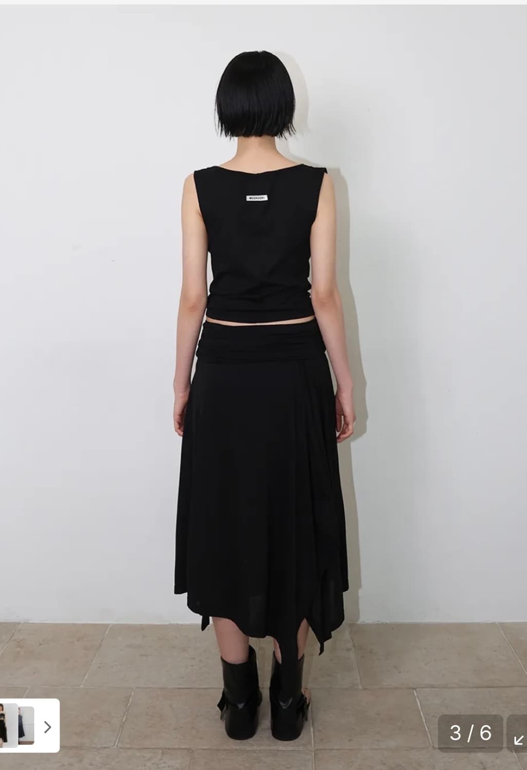 (정가14만원) 민더리 롱스커트 JERSEY SHIRRING LONG S 상품이미지3