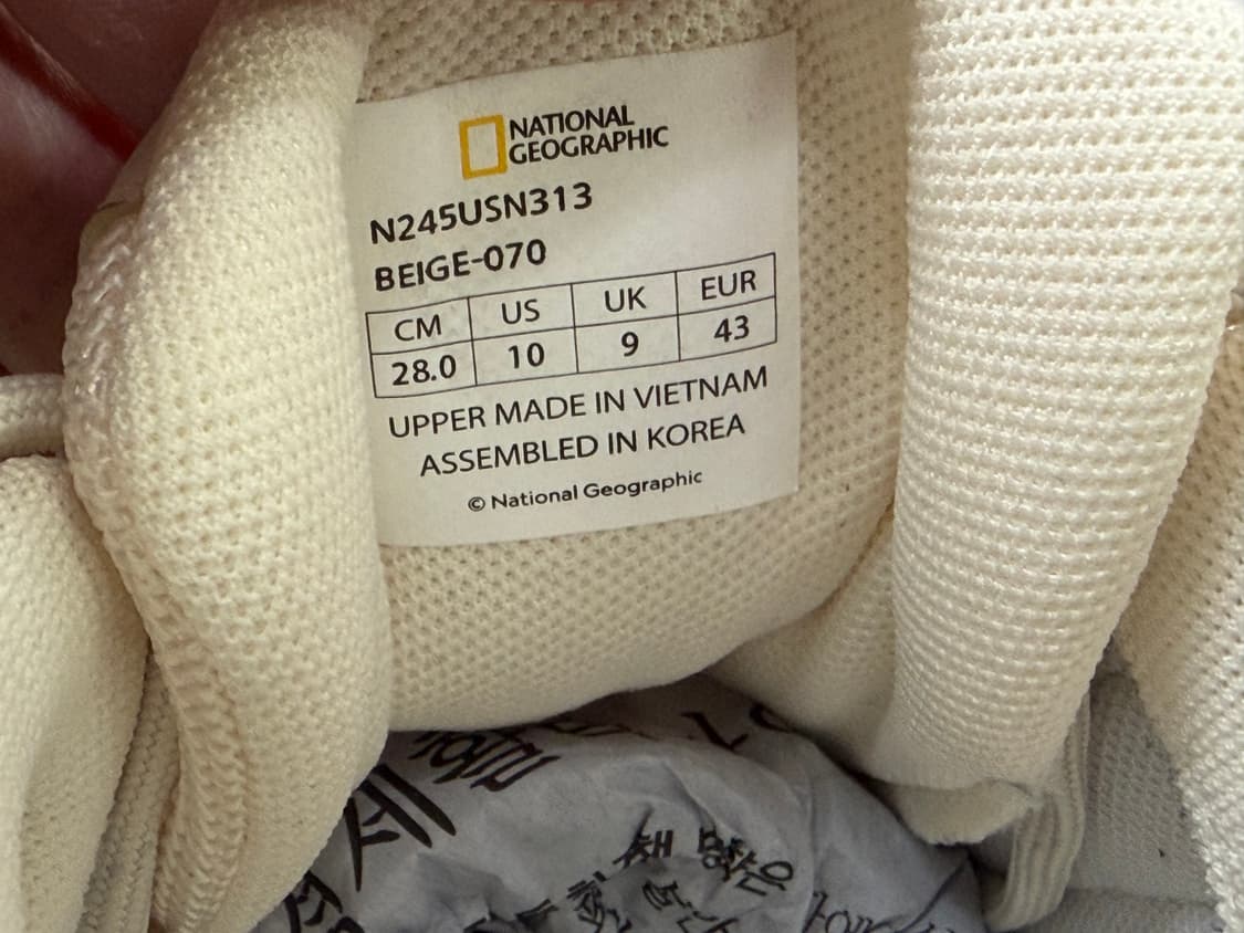 내셔널지오그래픽 스니커즈 280 상품이미지9