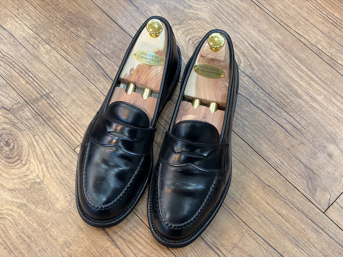 [8d] 알든 981 카프 로퍼 블랙 상품이미지1