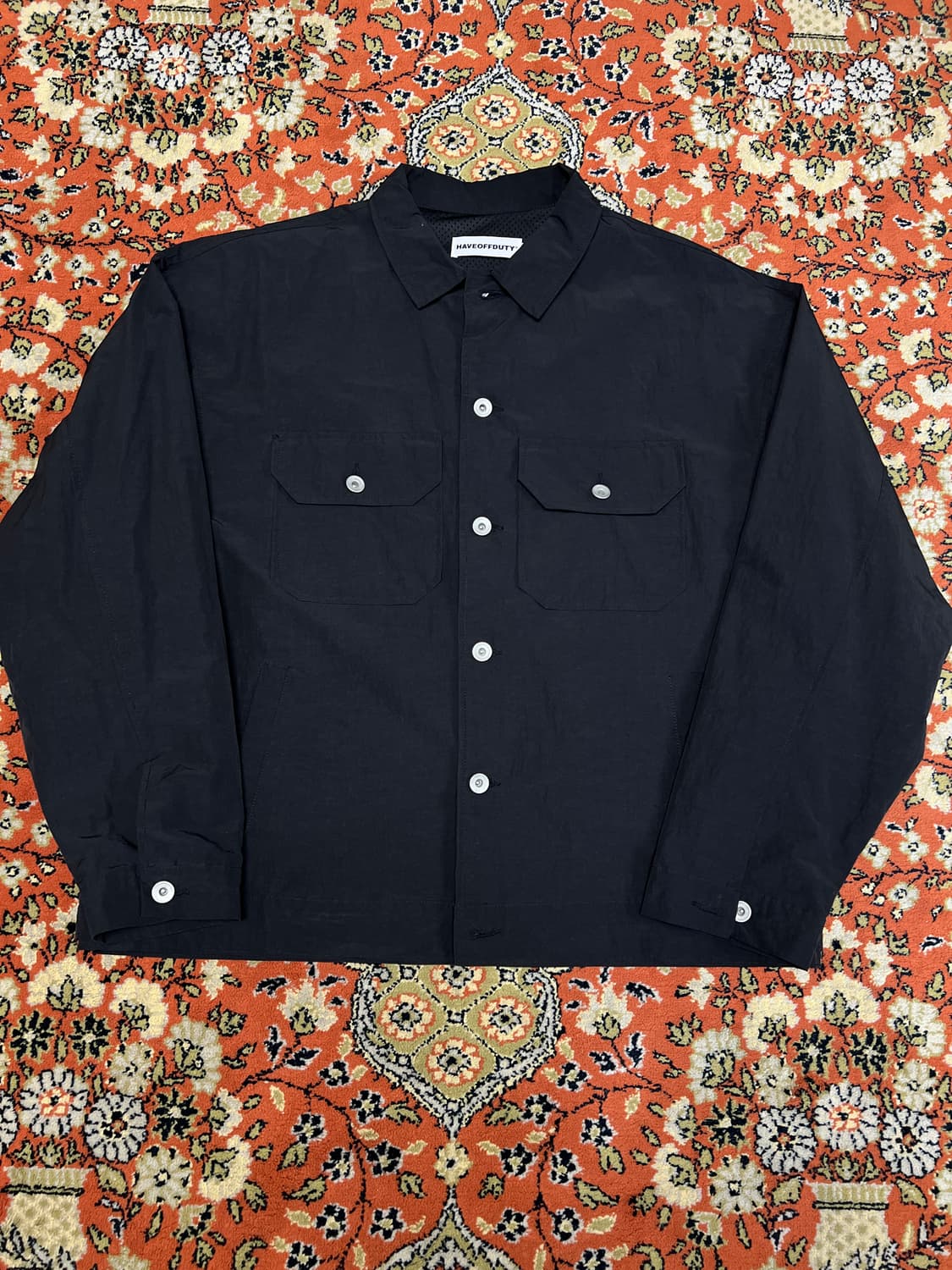 [L] 헤브오브듀티 나일론 자켓 블랙 상품이미지1