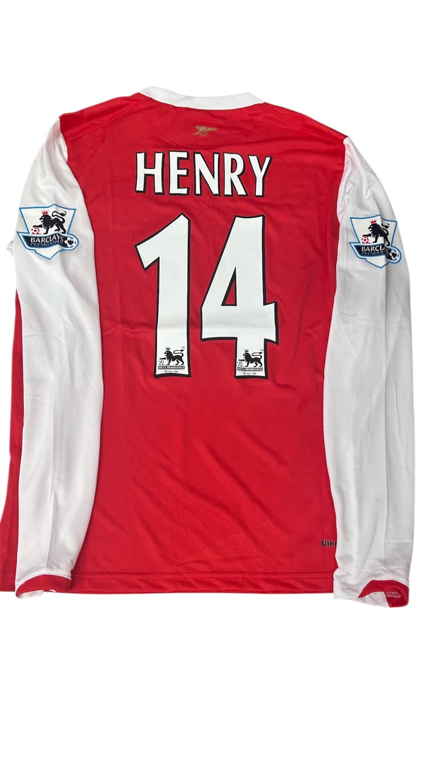 06-08 아스날 홈 앙리 유니폼 긴팔 상품이미지2