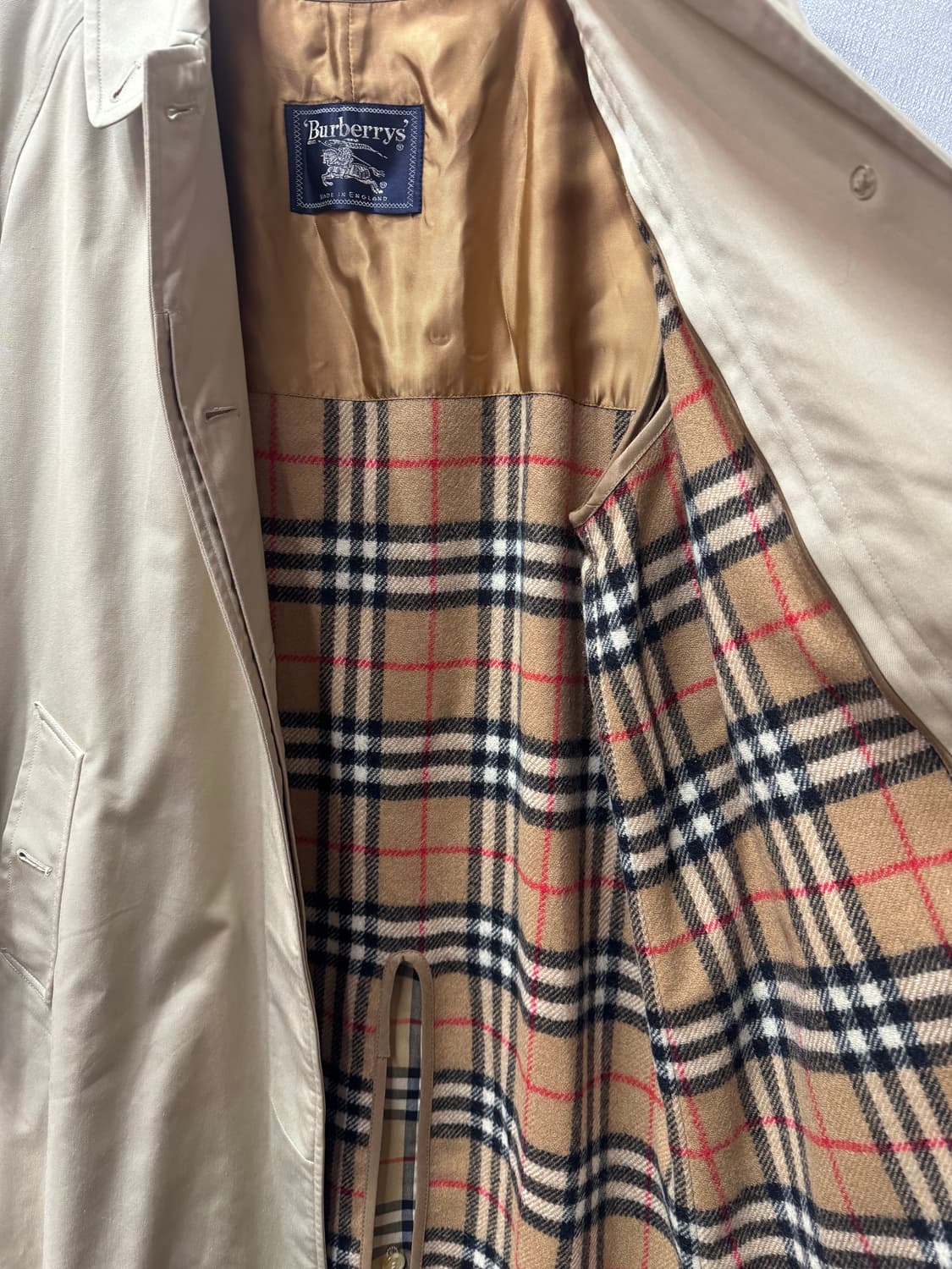 버버리 내피분리 트렌치 코트 L 상품이미지5