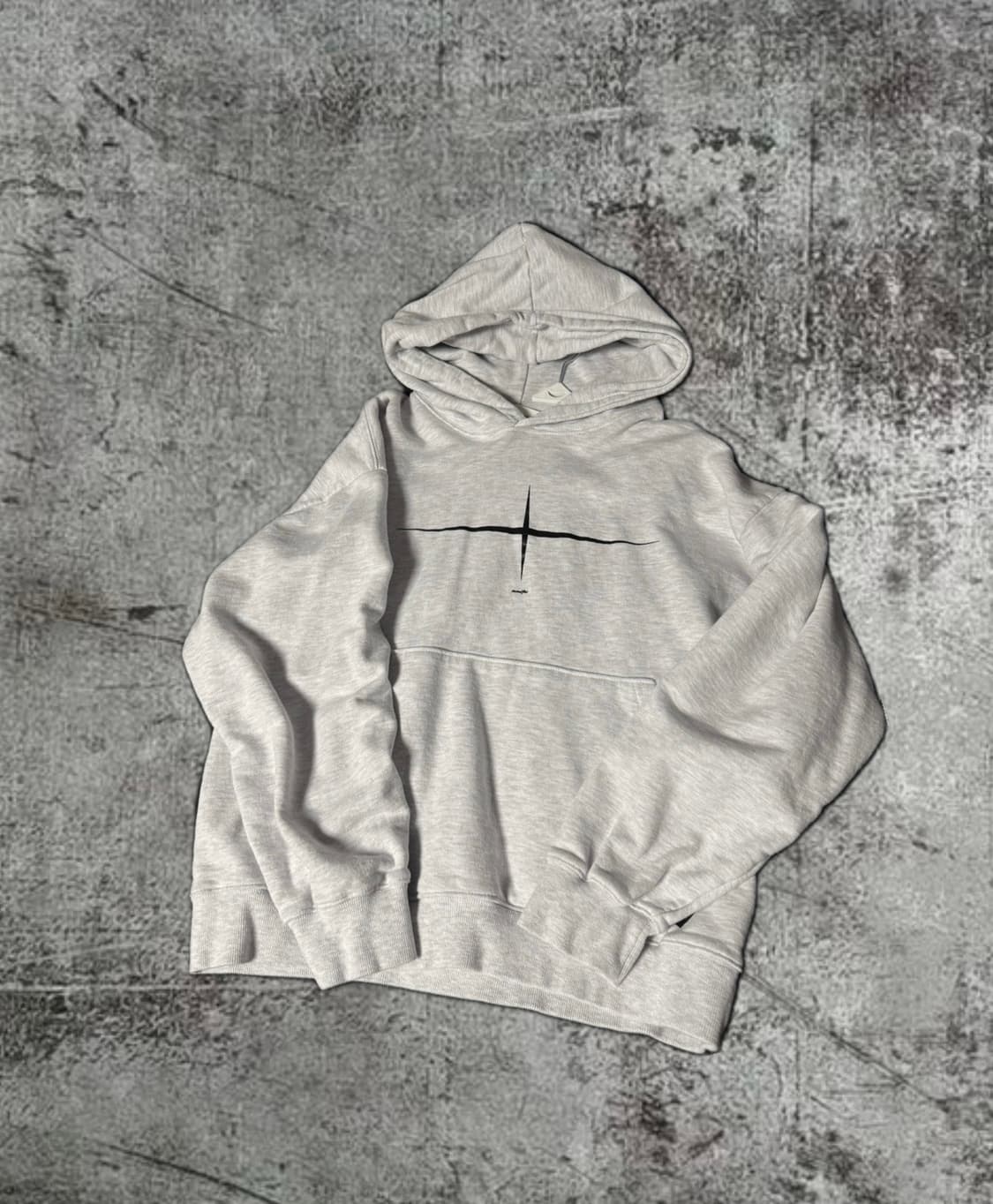 엘리메노 플랫 후드티셔츠 화이트  상품이미지1