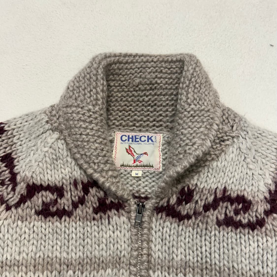 Vintage Beige Cowichan 상품이미지6