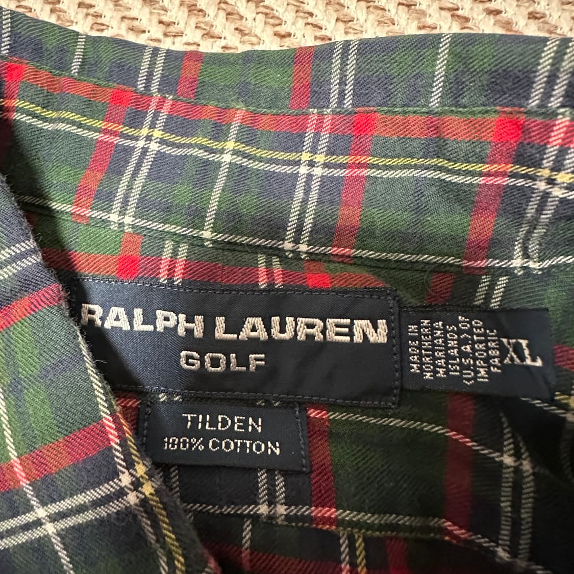 POLO RALPH LAUREN golf check shirt 상품이미지4