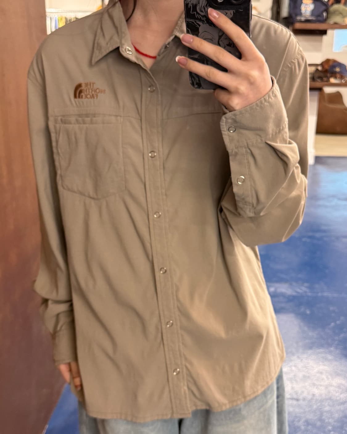 TnF 노스페이스 나일론 셔츠 상품이미지1