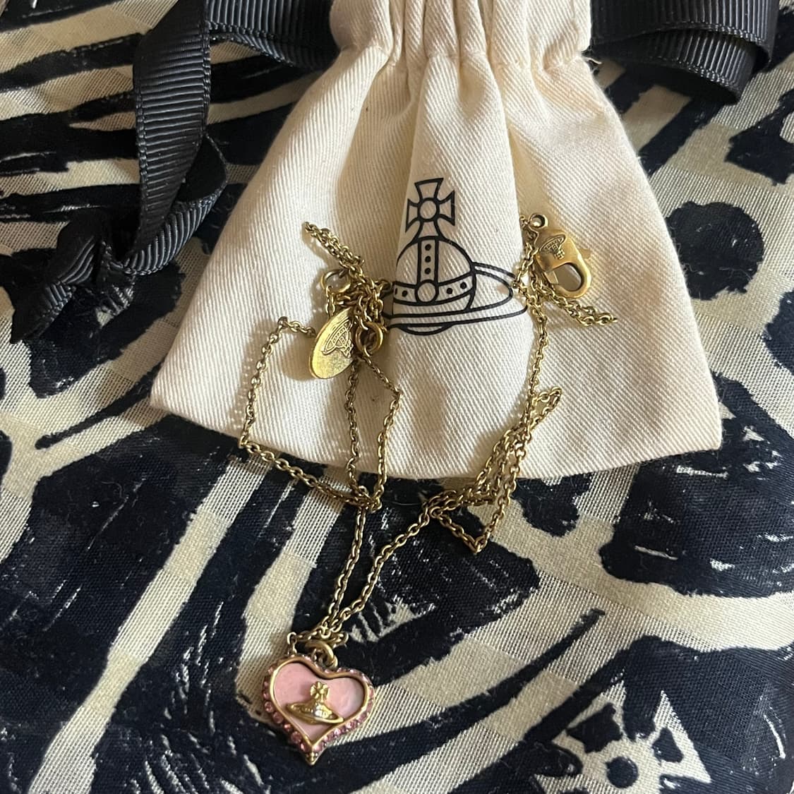 Vivienne Westwood Petra Necklace Pink Go 상품이미지2