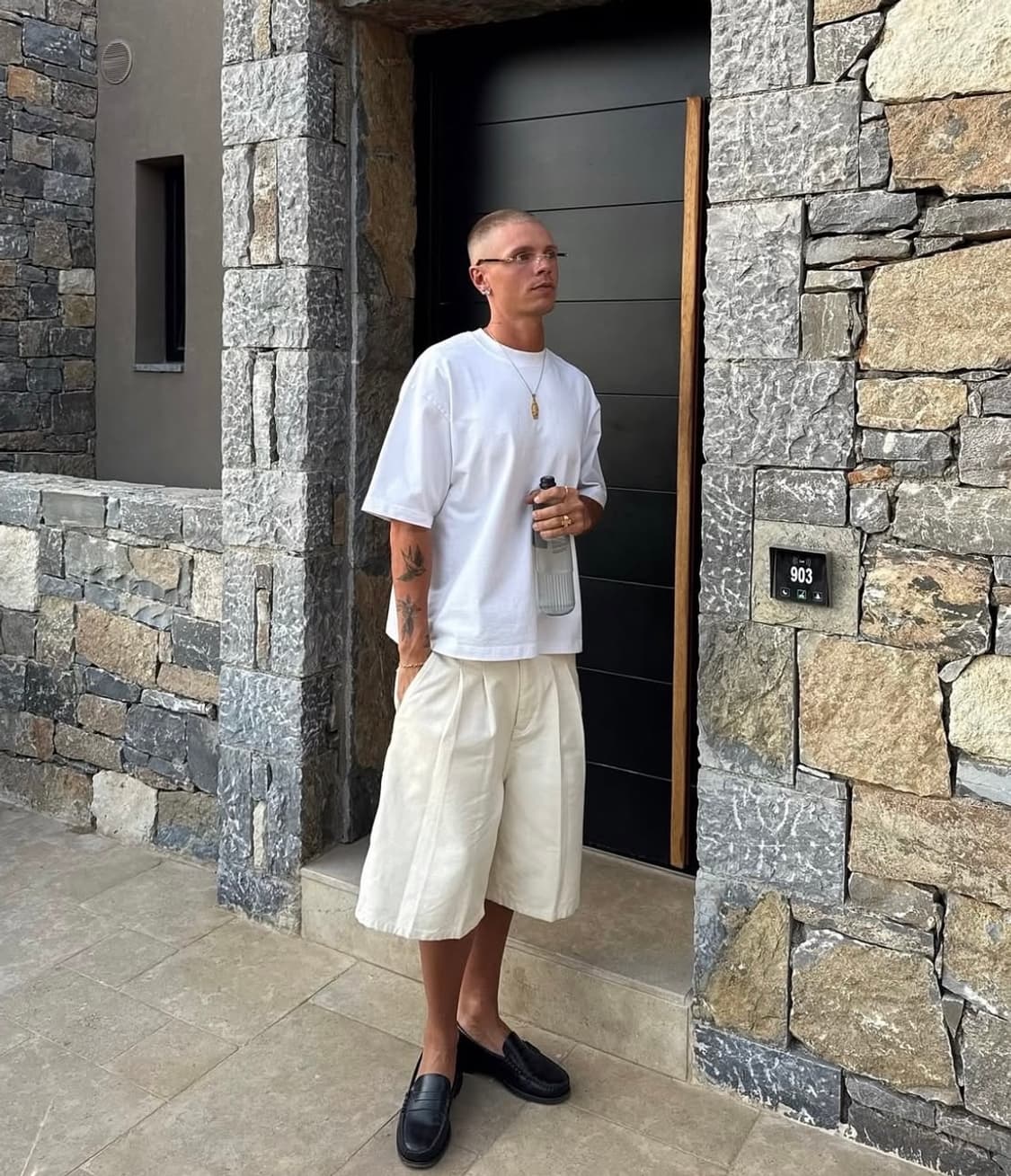 SWEATSCOLLECTIVE 에크루 워크웨어 쇼츠 M 상품이미지1