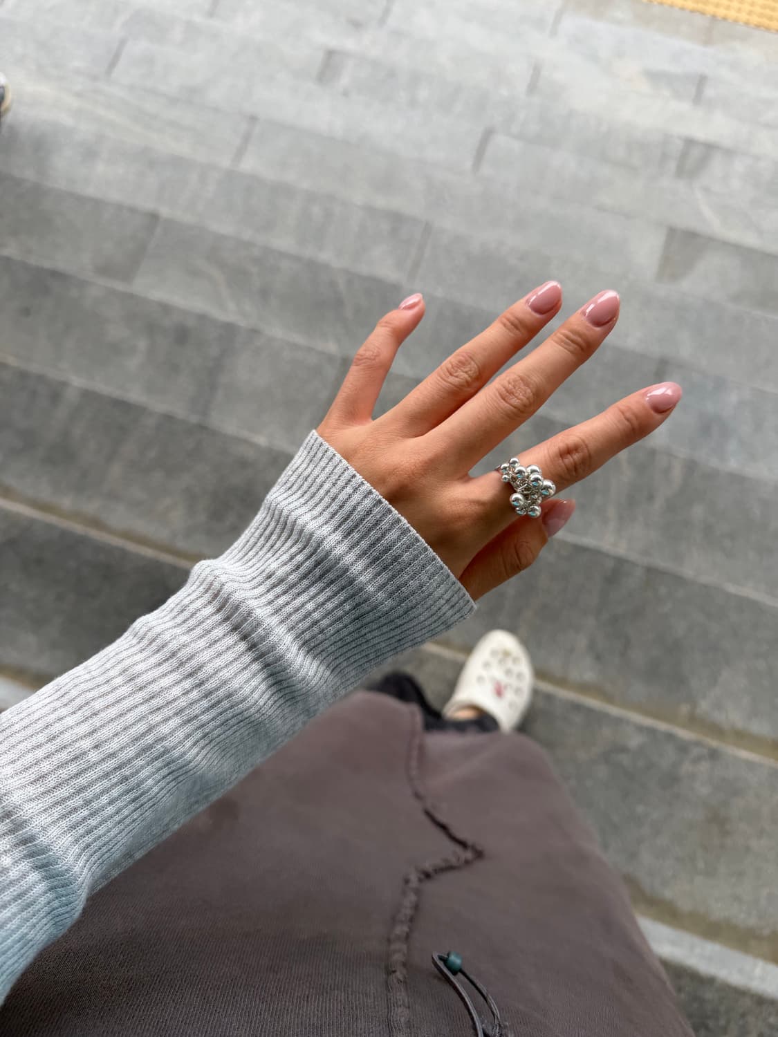 BUBBLE RING 버블반지 오픈링 실버반지 상품이미지6