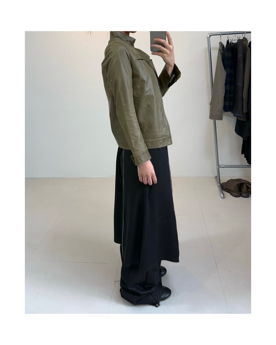 빈티지 cow leatehr 자켓 상품이미지2