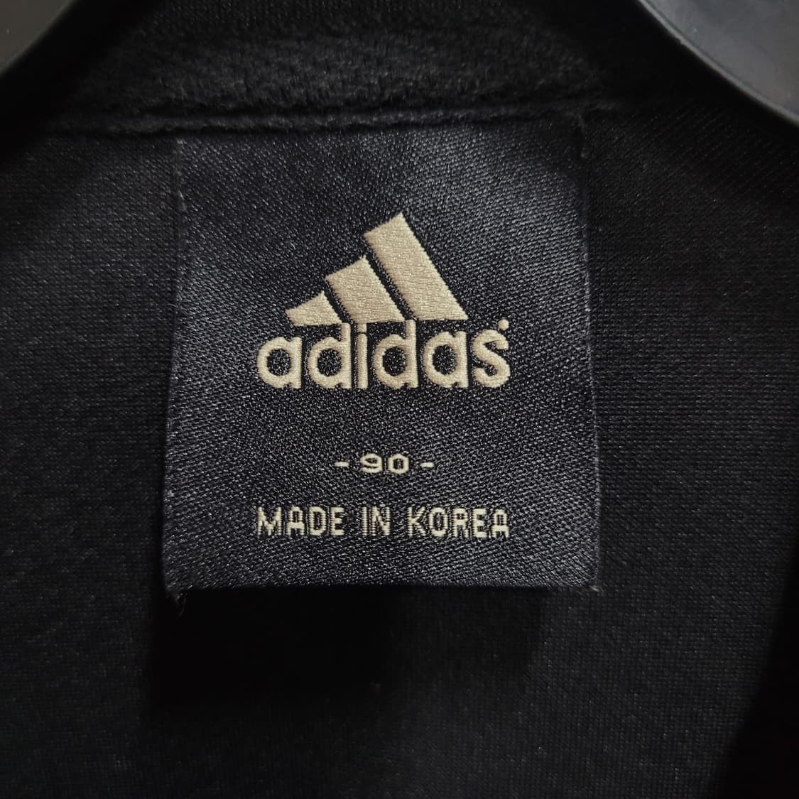 아디다스 검금 블랙 골드 백로고 트랙탑 져지 상품이미지5