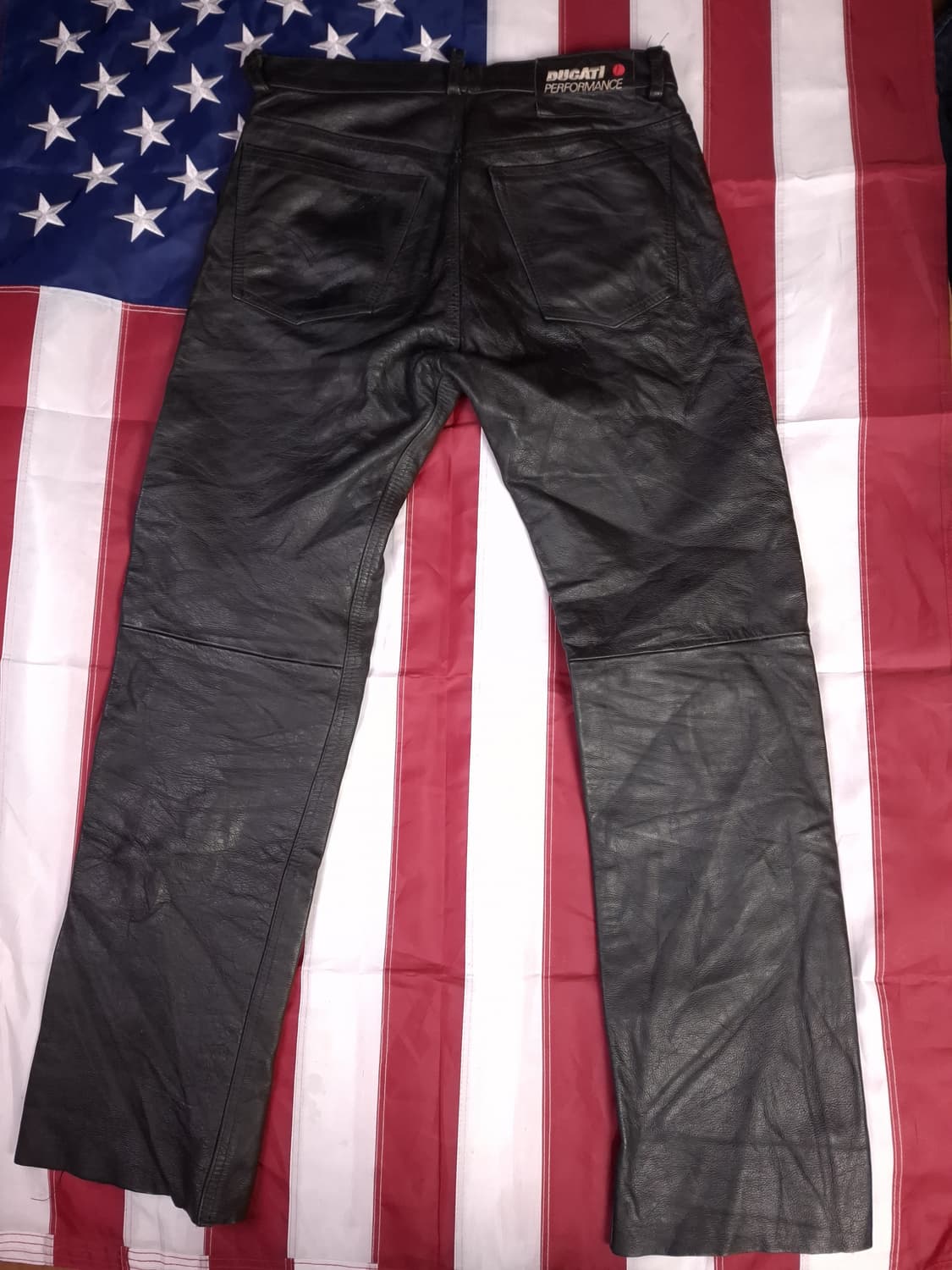 오리지날 일본판 두카티 우먼용(공용) 리얼레더 라이더 팬츠 상품이미지4
