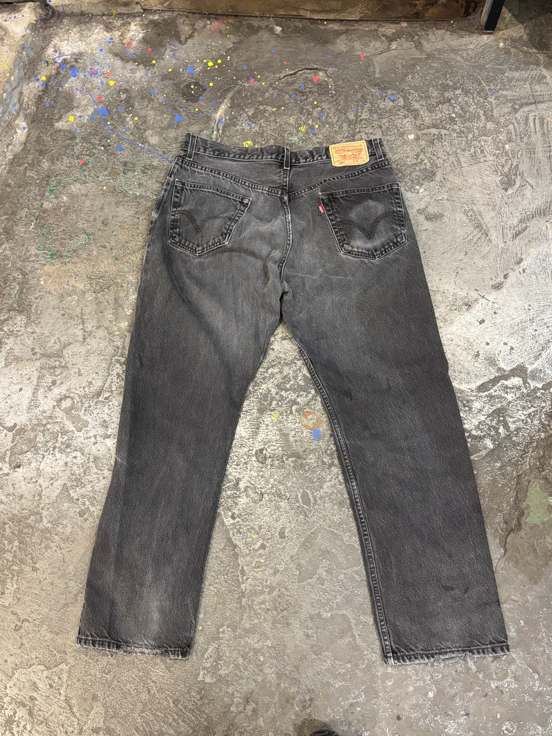 리바이스 505 흑청 상품이미지8