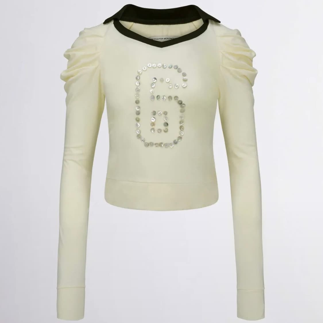 스컬프터 good girl collar tee butter 상품이미지1