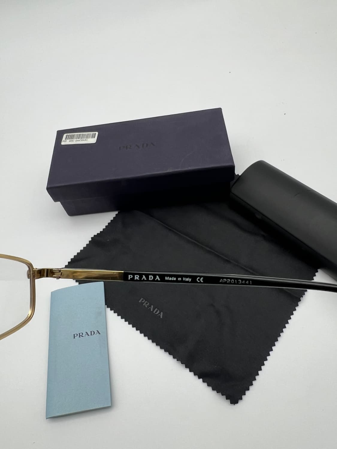 프라다 PRADA 직사각 풀테 안경 VPR52G 5AK-101 상품이미지9