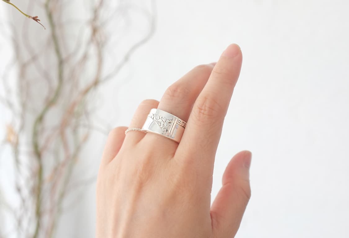 1930s 빈티지반지 빈티지약혼반지 스푼링 101601 상품이미지8