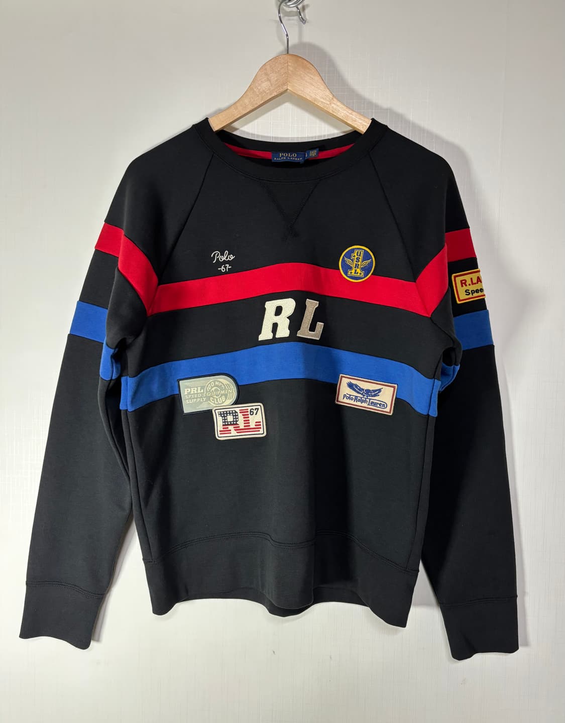 00s POLO 폴로 레이싱 패치 스웻셔츠 맨투맨 상품이미지1
