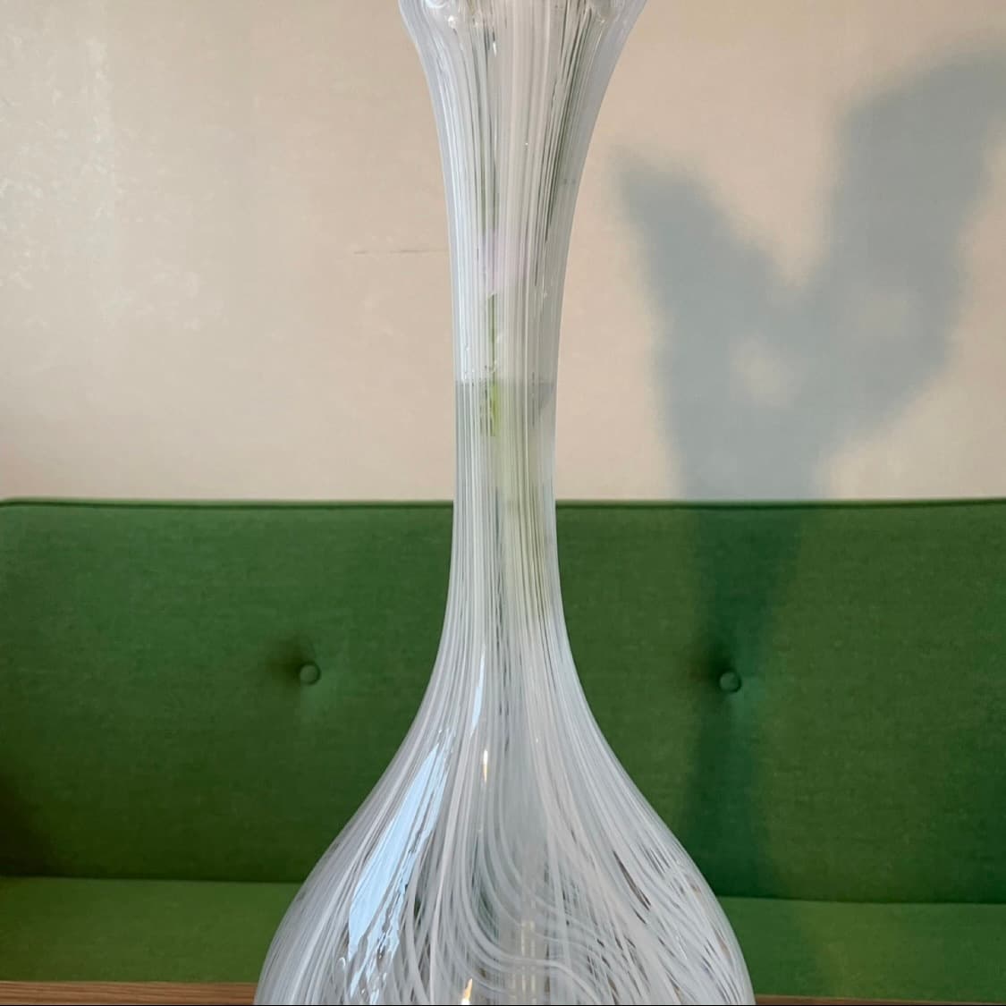 [빈티지 화병] 빈티지 화이트 블로운 글라스 화병 상품이미지9