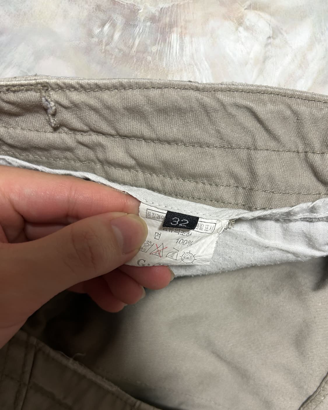 빈티지 카고 7부 버뮤다 팬츠 상품이미지4