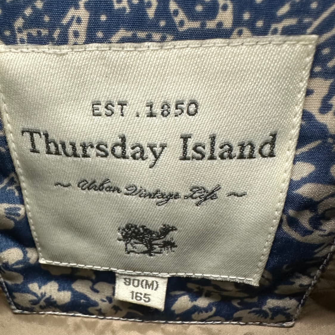 90 써스데이 아일랜드 여자 페이즐리 누빔 점퍼 상품이미지4