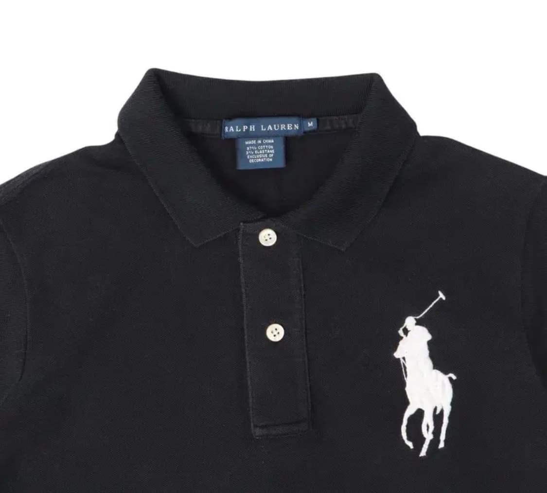 폴로 빅포니 블랙 카라 반팔티 상품이미지3