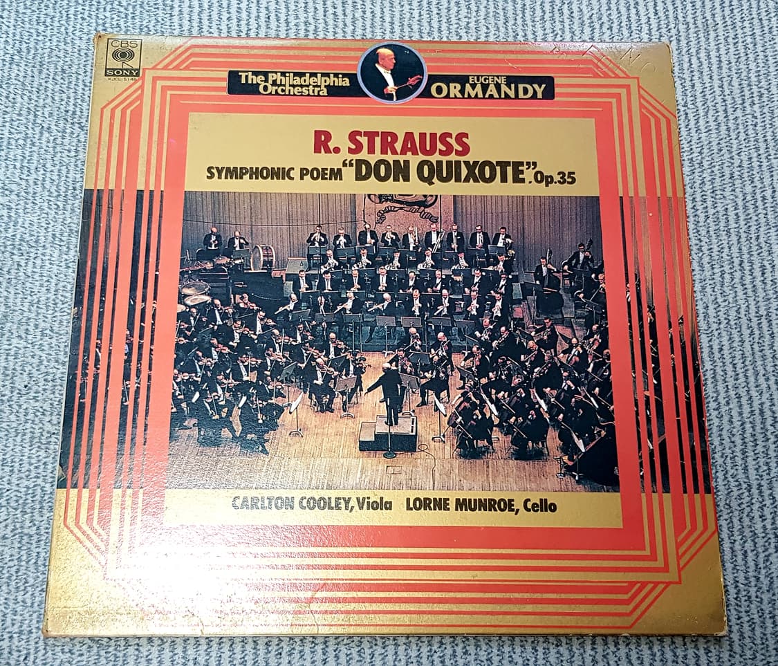 R.STRAUSS 슈트라우스의 DON QUIXOTE 돈키호테 LP 상품이미지2
