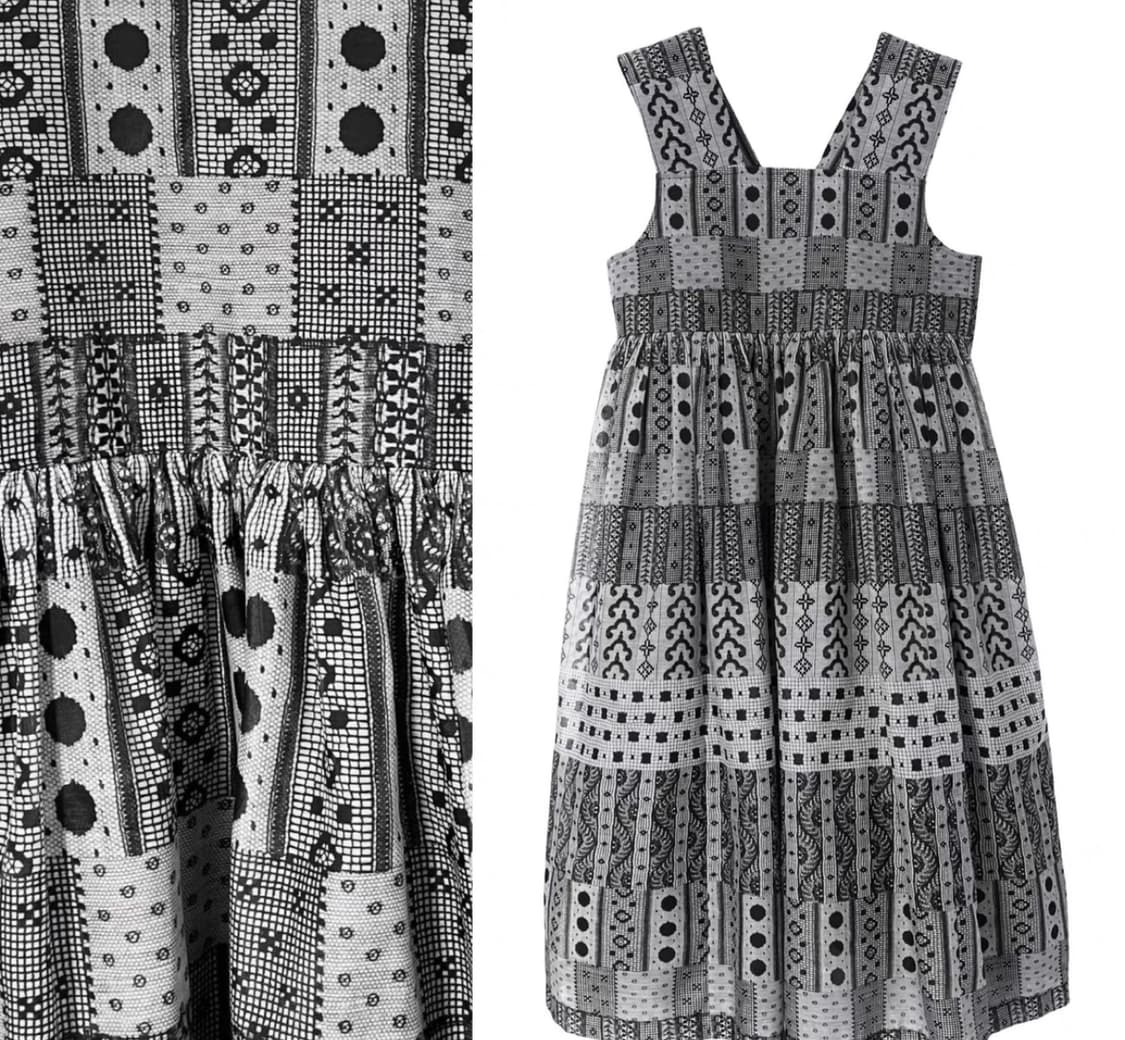 New꼼데가르송 다오 레이스 도트 원피스 S 상품이미지3
