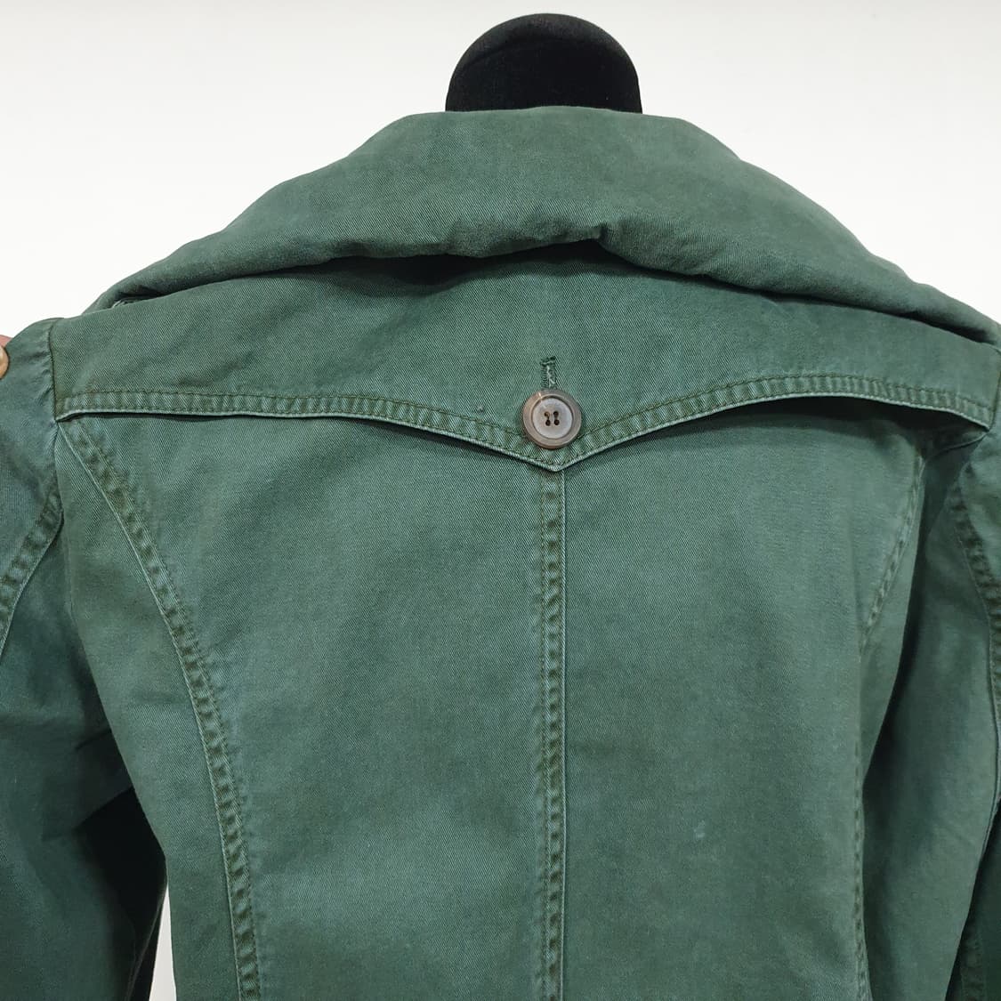 밀란로랭 포레스트그린 그런지 빈티지 더블버튼 야상 자켓 상품이미지8