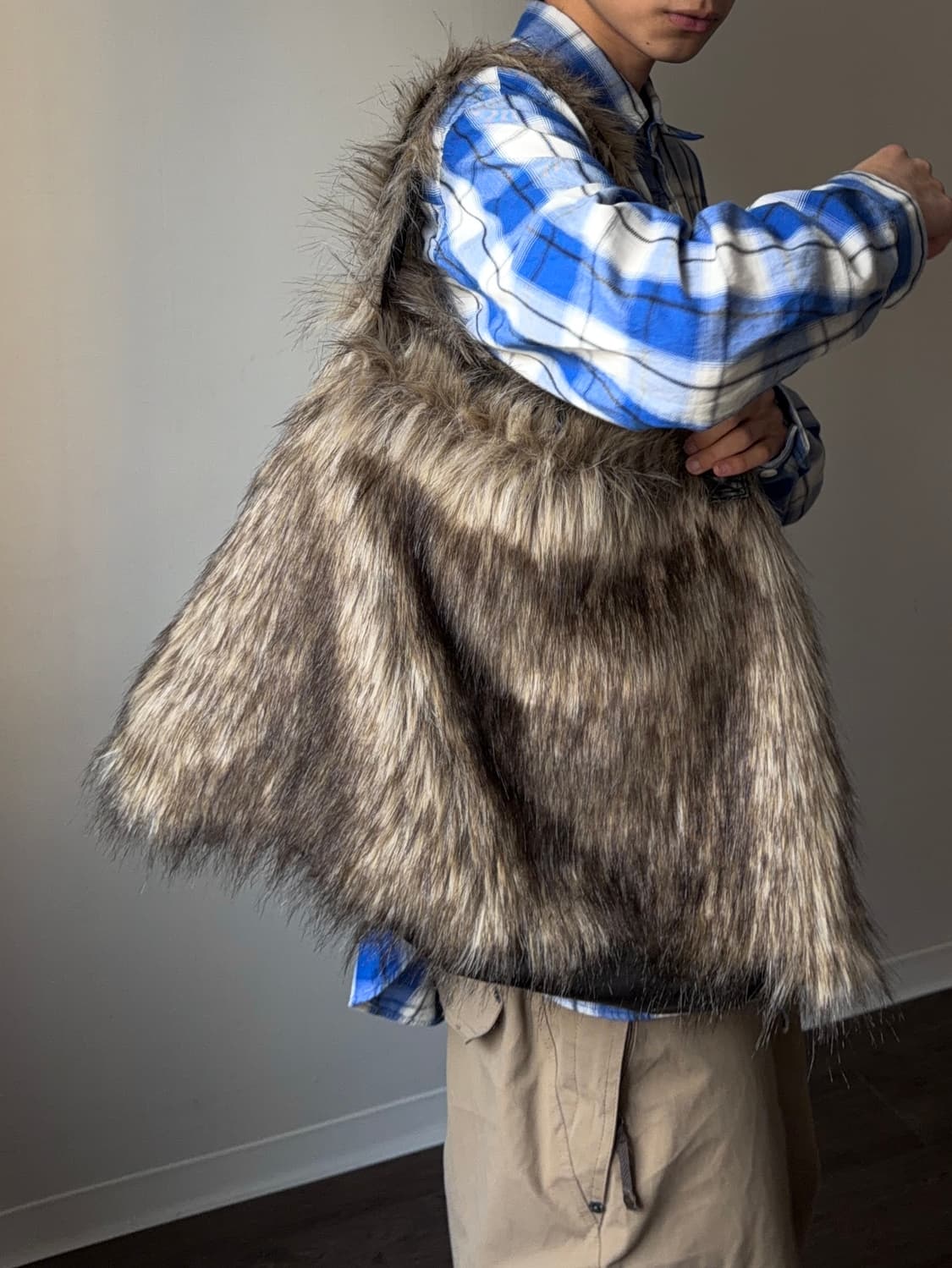 TAAE 002 폭스 퍼 빅 백 상품이미지3