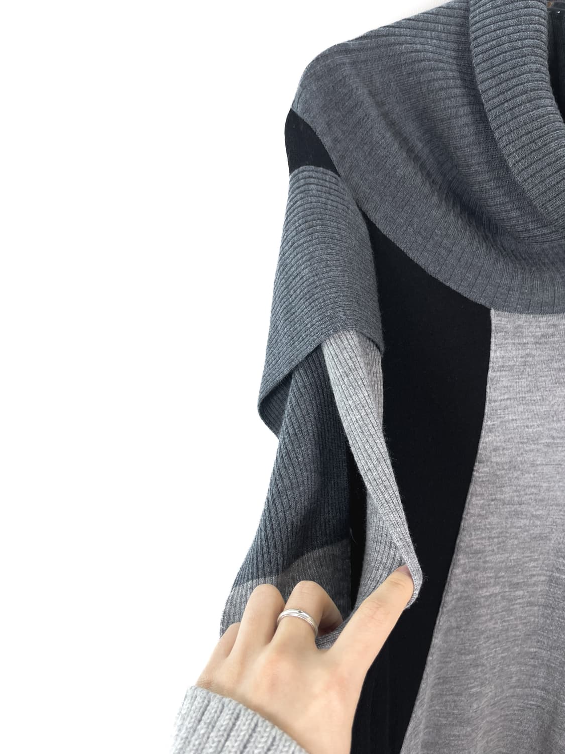 히로코 코시노 비스 니트 레이어드 원피스 상품이미지5