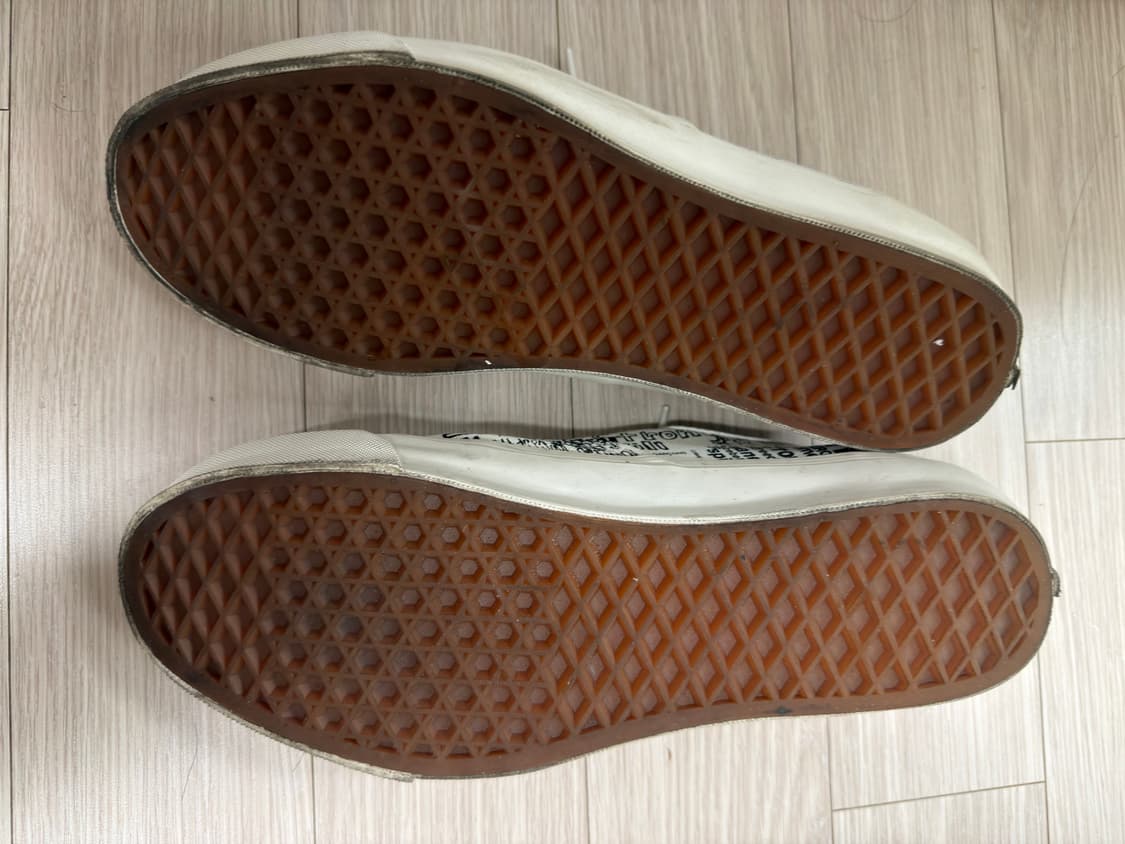 반스 볼트 x CDG OG 어센틱 LX 메세지 화이트 상품이미지5