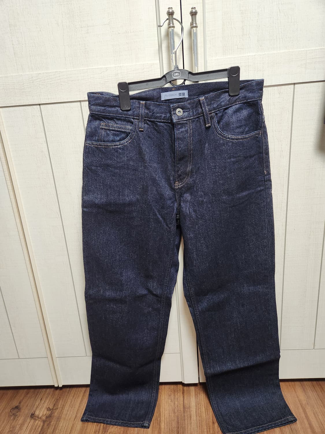 유니클로 jw앤더슨 스트레이트진 68블루 30사이즈(새상품) 상품이미지1