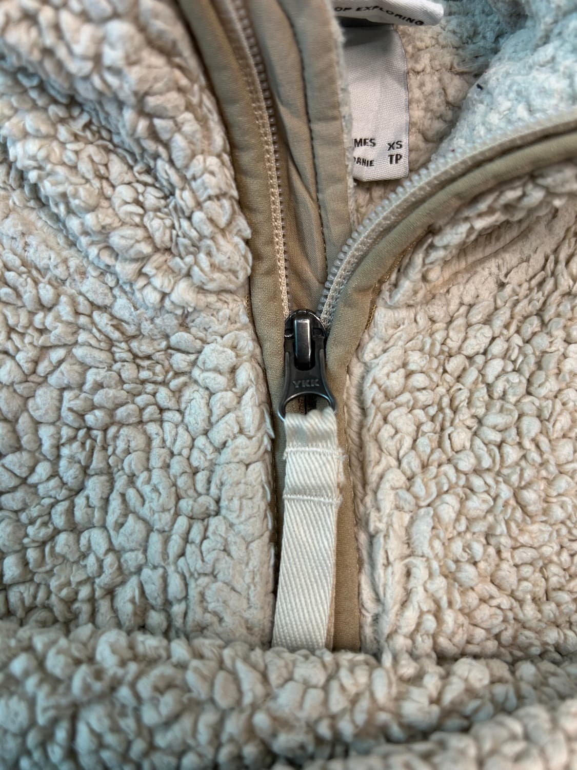 노스페이스 플리스 크림 컬러 상품이미지6