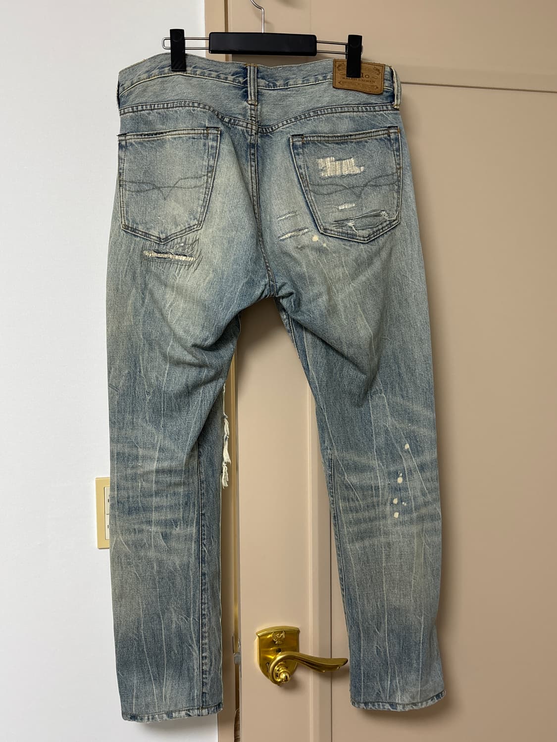 폴로 랄프로렌 데미지 청바지 34/32 상품이미지2