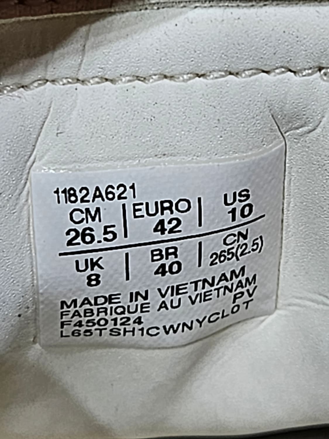 오니츠카 타이거 아이보리 남성 265 키높이 스니커즈 상품이미지10