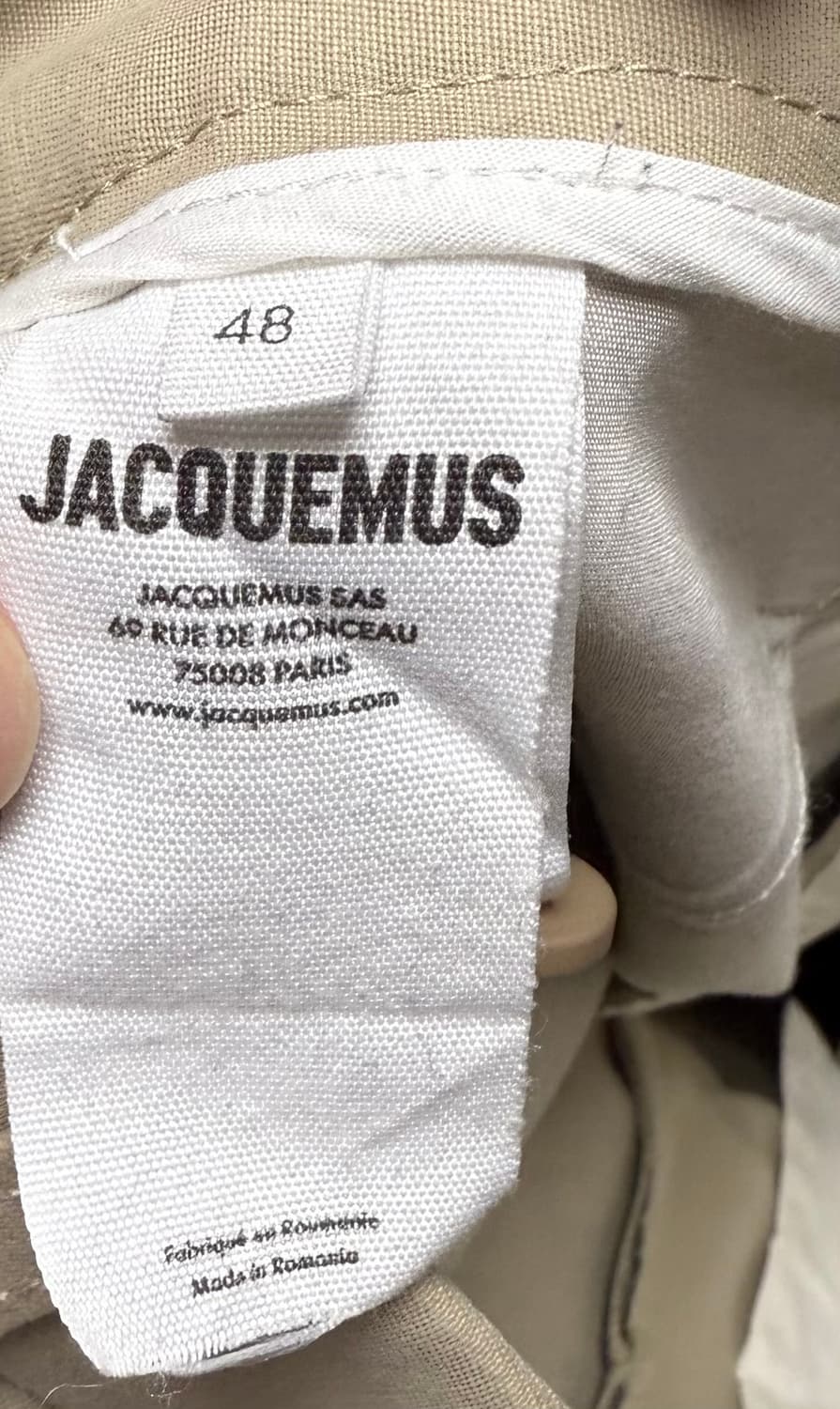 jacquemus 자크뮈스 pantalon piccinni 팬츠 48 상품이미지10