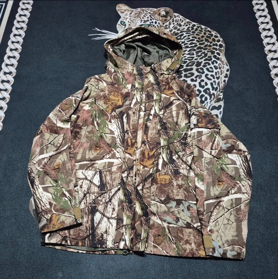 리얼트리 빈티지 히든지퍼 후디드 파카 L 상품이미지1