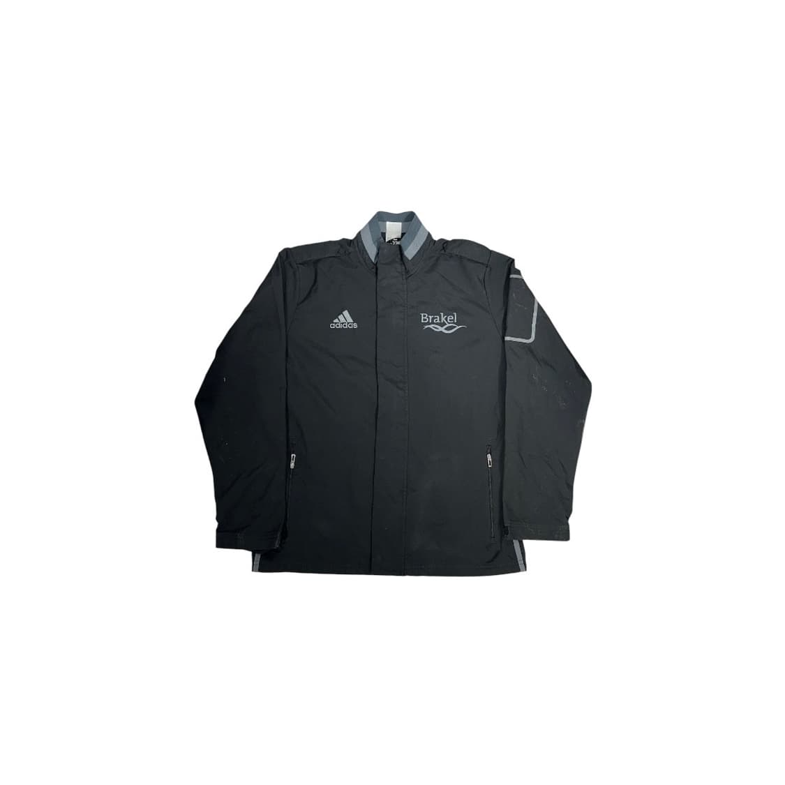 아디다스 블랙 로고 삼선 트랙 자켓 L 상품이미지5