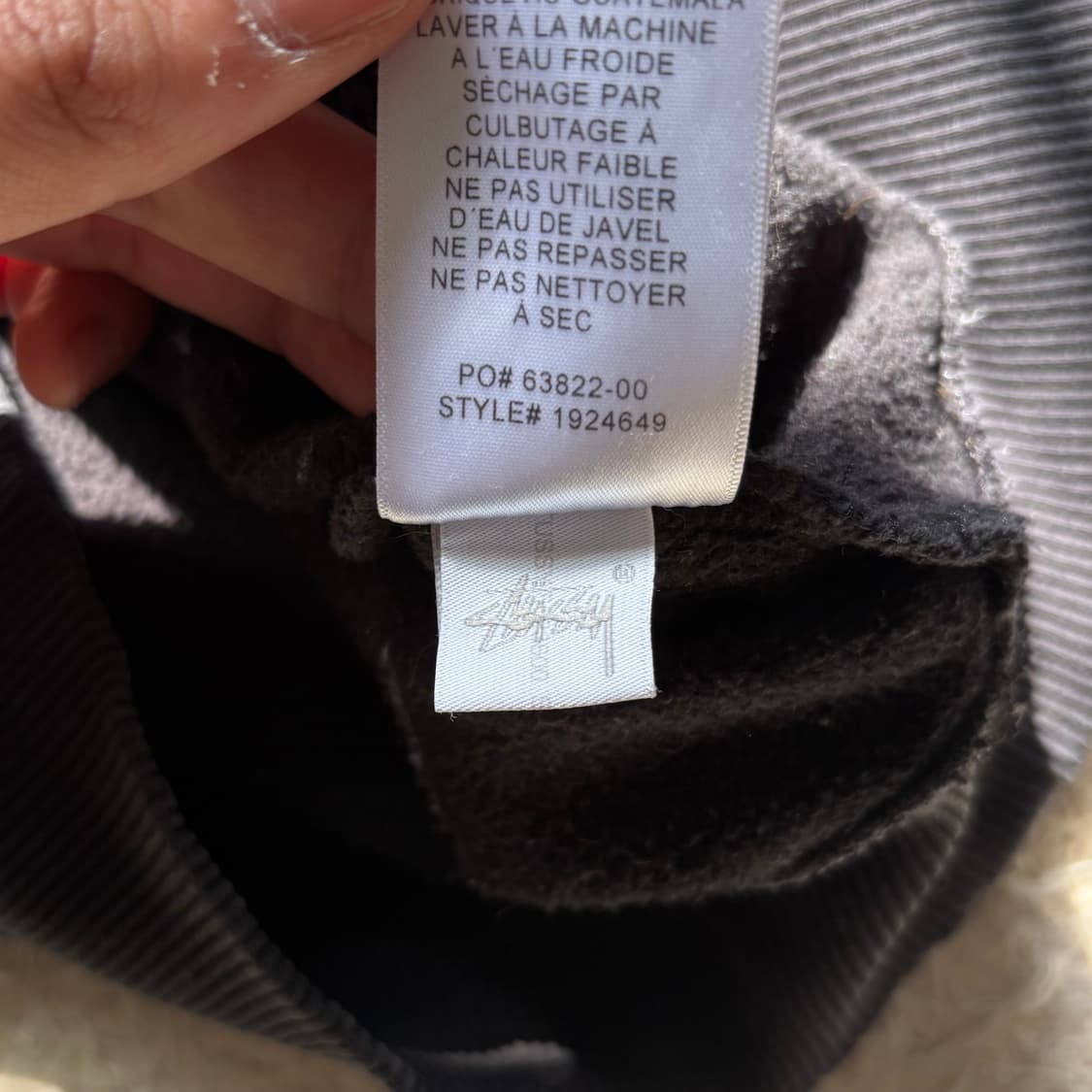 STUSSY 스투시 스탁로고 블랙 후드티 상품이미지8