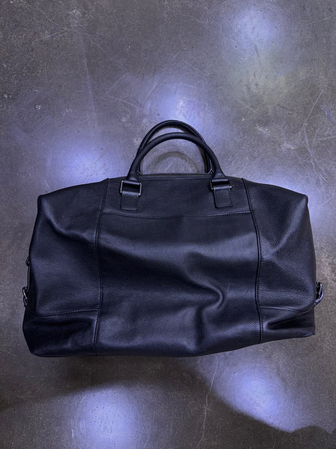 쌤소나이트 레더 보스턴 더플백 벨티드 블랙 백 상품이미지2