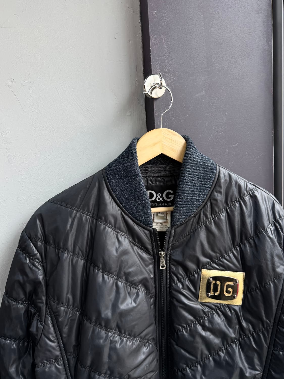 .L/ 돌체앤가바나 08AW DG 골드패치 퀄팅 패딩 상품이미지3