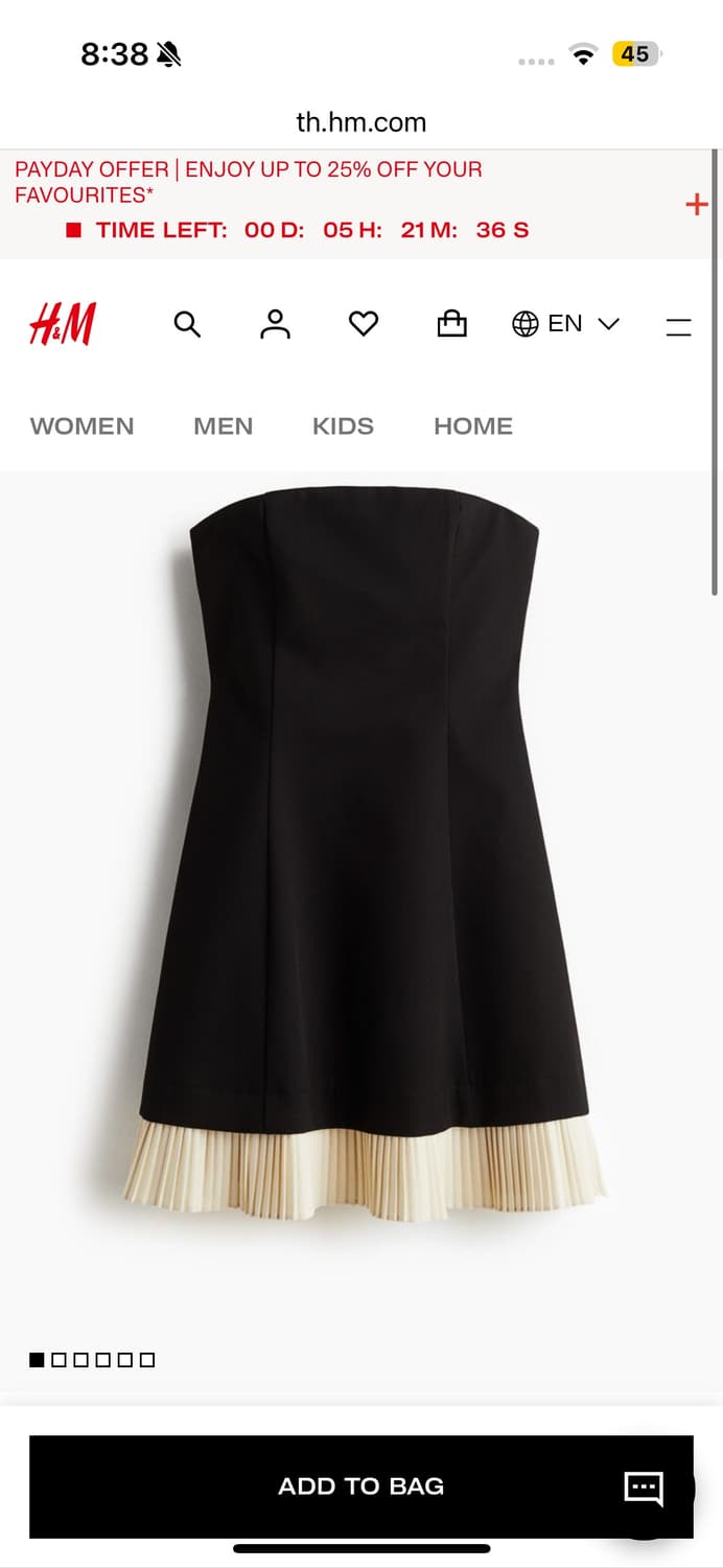 h&m 미니드레스 상품이미지1