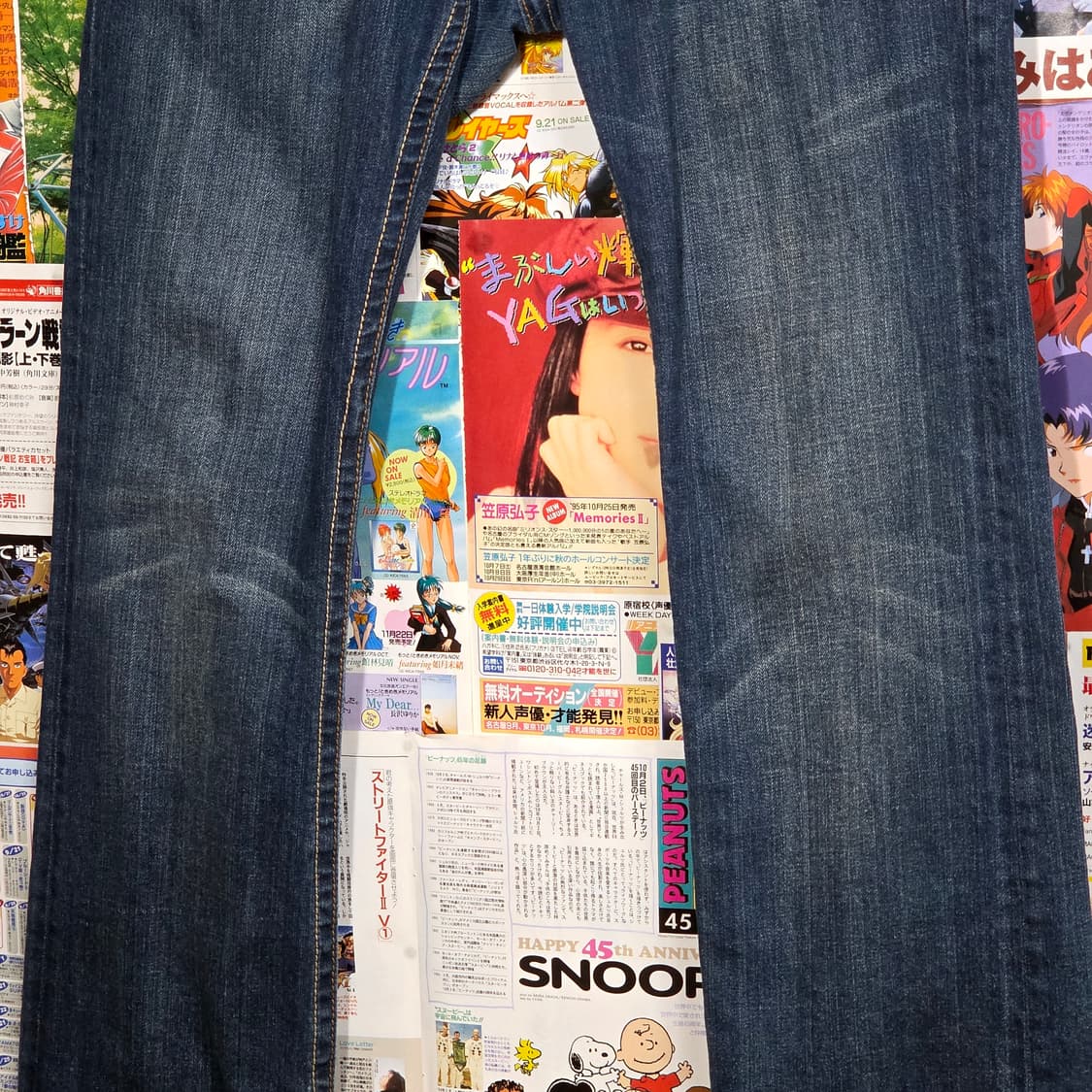 백 포켓 스티치 웨스턴 데님 팬츠 상품이미지7