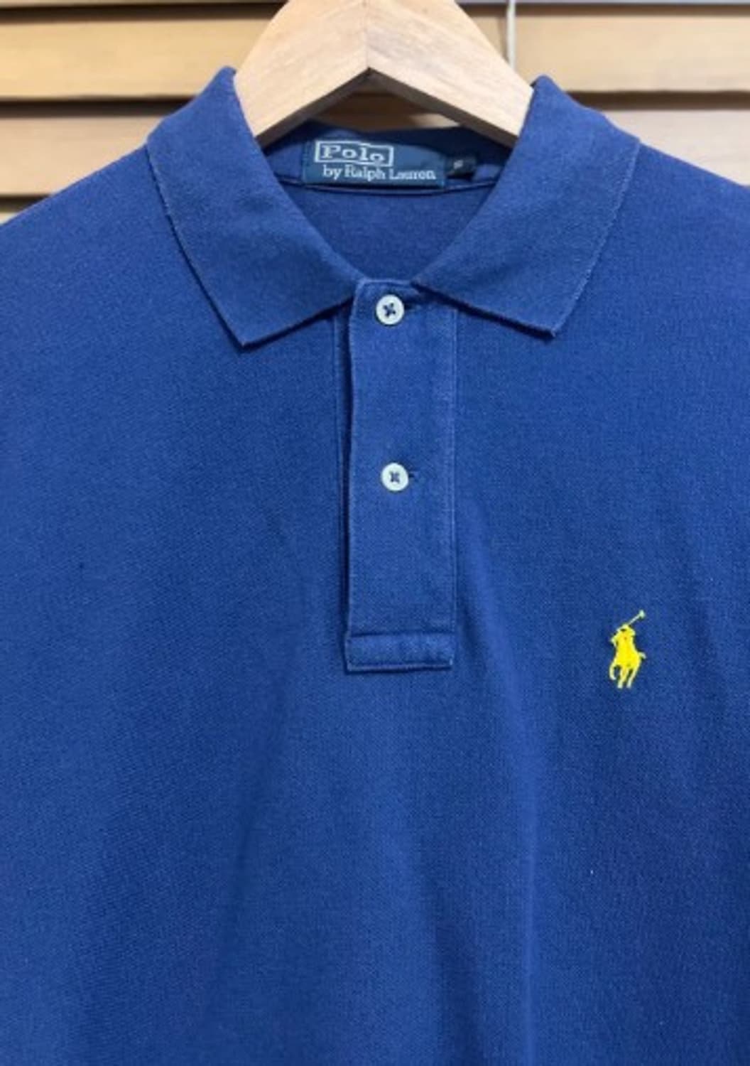 폴로랄프로렌 남성 블루 PK카라반팔티셔츠 S 상품이미지1