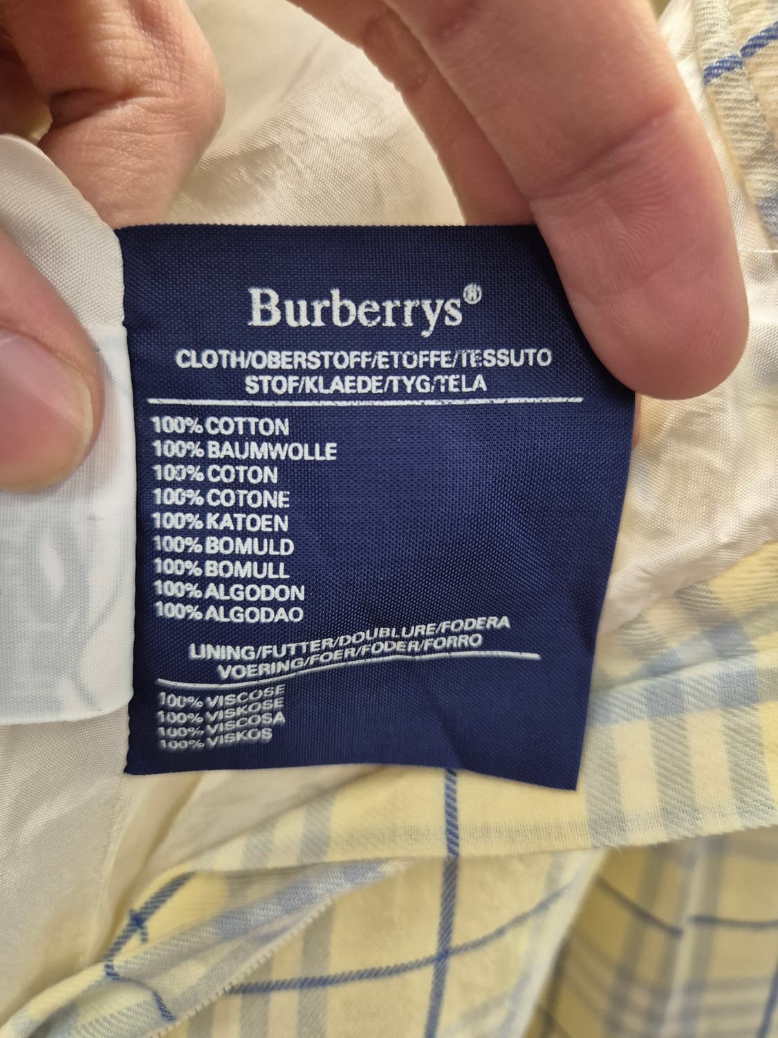 버버리 버뮤다 체크노랑 반바지 W21  상품이미지7