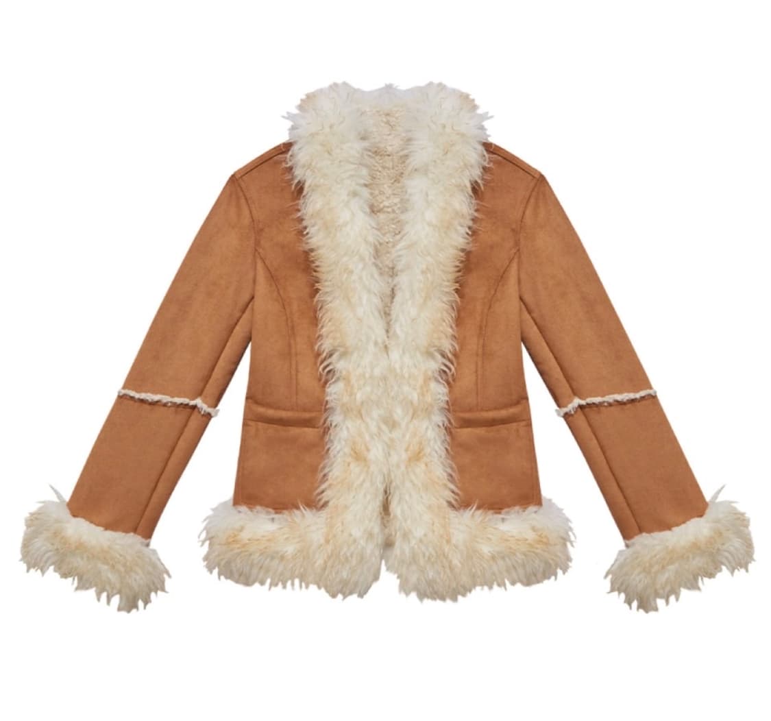 [착샷] 인스턴트펑크 에코퍼 무스탕 새상품 상품이미지1