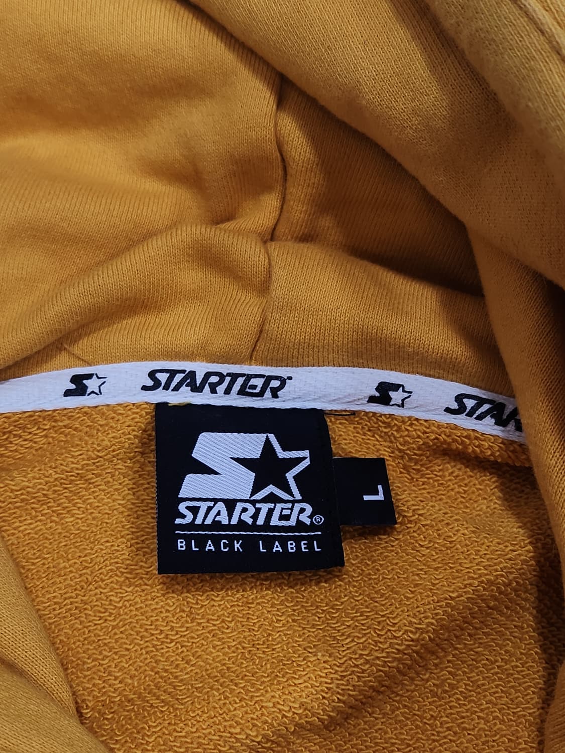 [L] 스타터 프린팅 후드티 남성 L 옐로우 상품이미지5
