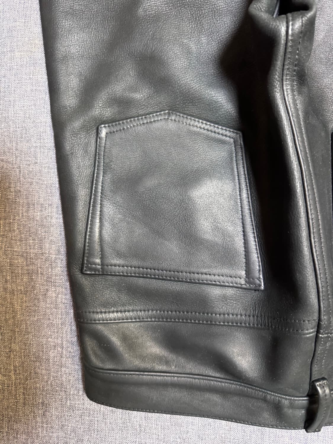 Comoli oiled cow hide skin 5p pants 상품이미지7